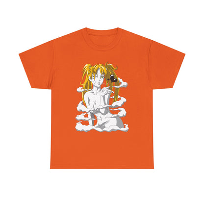 Anime-Inspired Unisex Heavy Cotton Tee - Naruto T-shirt Design - CreativeRino