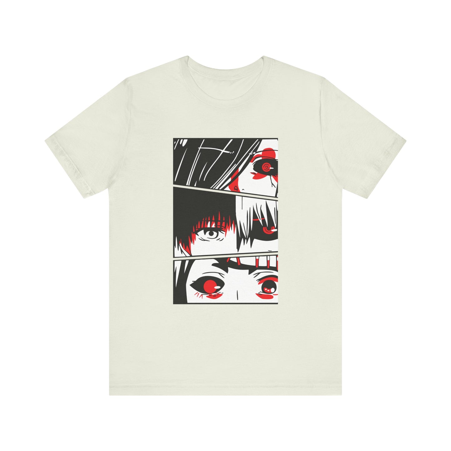 Eye-Catching Unisex Anime Tee - Stylish Graphic Design for Tokyo Ghoul Fans - CreativeRino