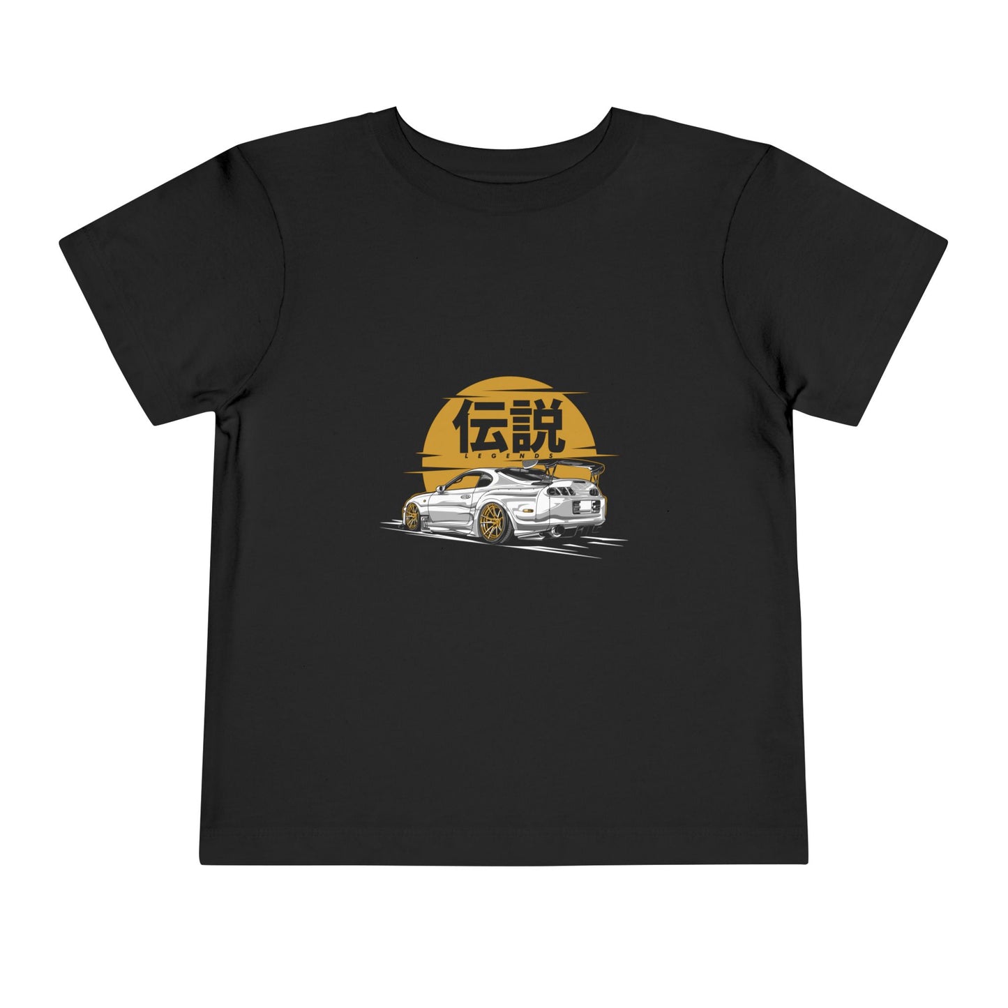 Toddler Racing Tee with Japanese Kanji Design - CreativeRino