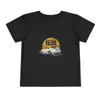 Toddler Racing Tee with Japanese Kanji Design - CreativeRino