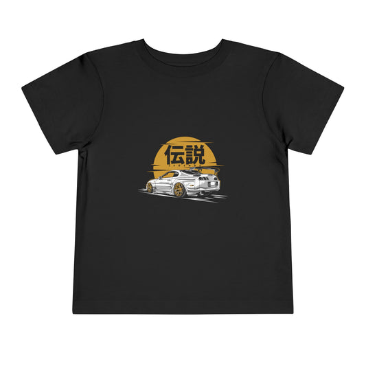 Toddler Racing Tee with Japanese Kanji Design - CreativeRino