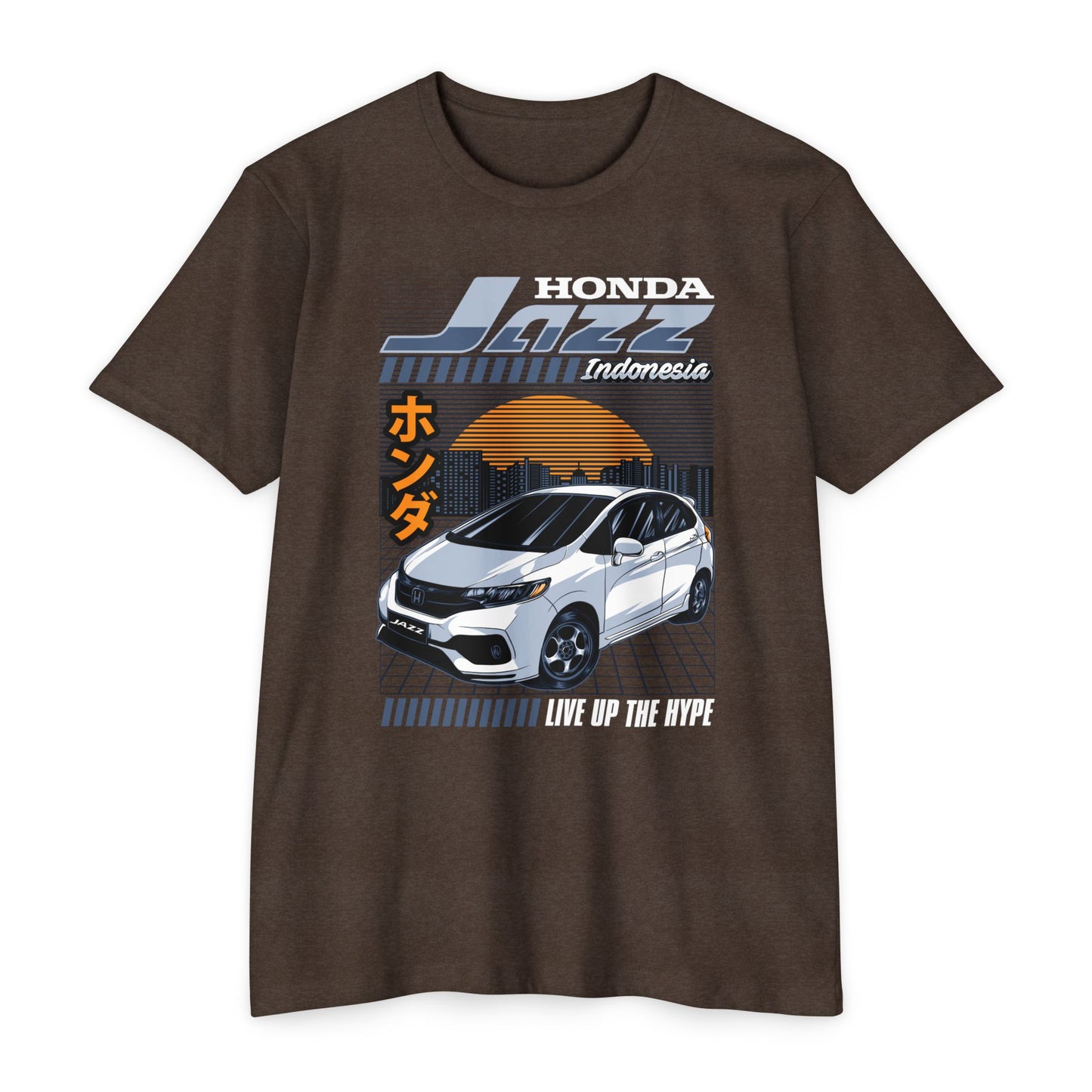 Honda Jazz Graphic Tee - Live Up the Hype - CreativeRino