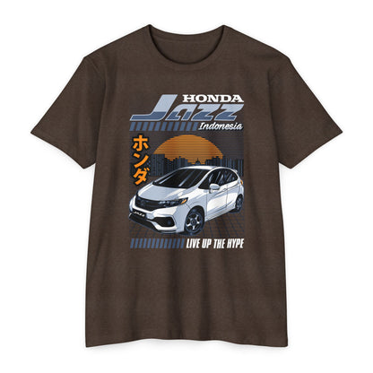 Honda Jazz Graphic Tee - Live Up the Hype - CreativeRino