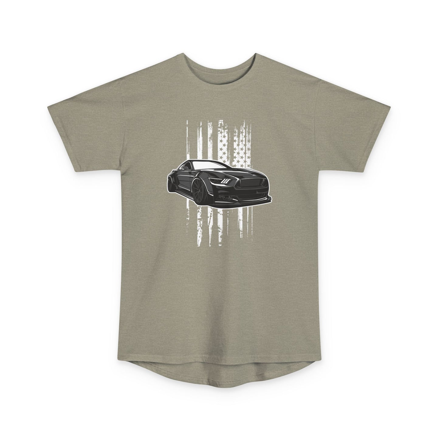 Vintage American Muscle Car Tee - Unisex Long Body Urban T-shirt - CreativeRino