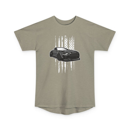 Vintage American Muscle Car Tee - Unisex Long Body Urban T-shirt - CreativeRino