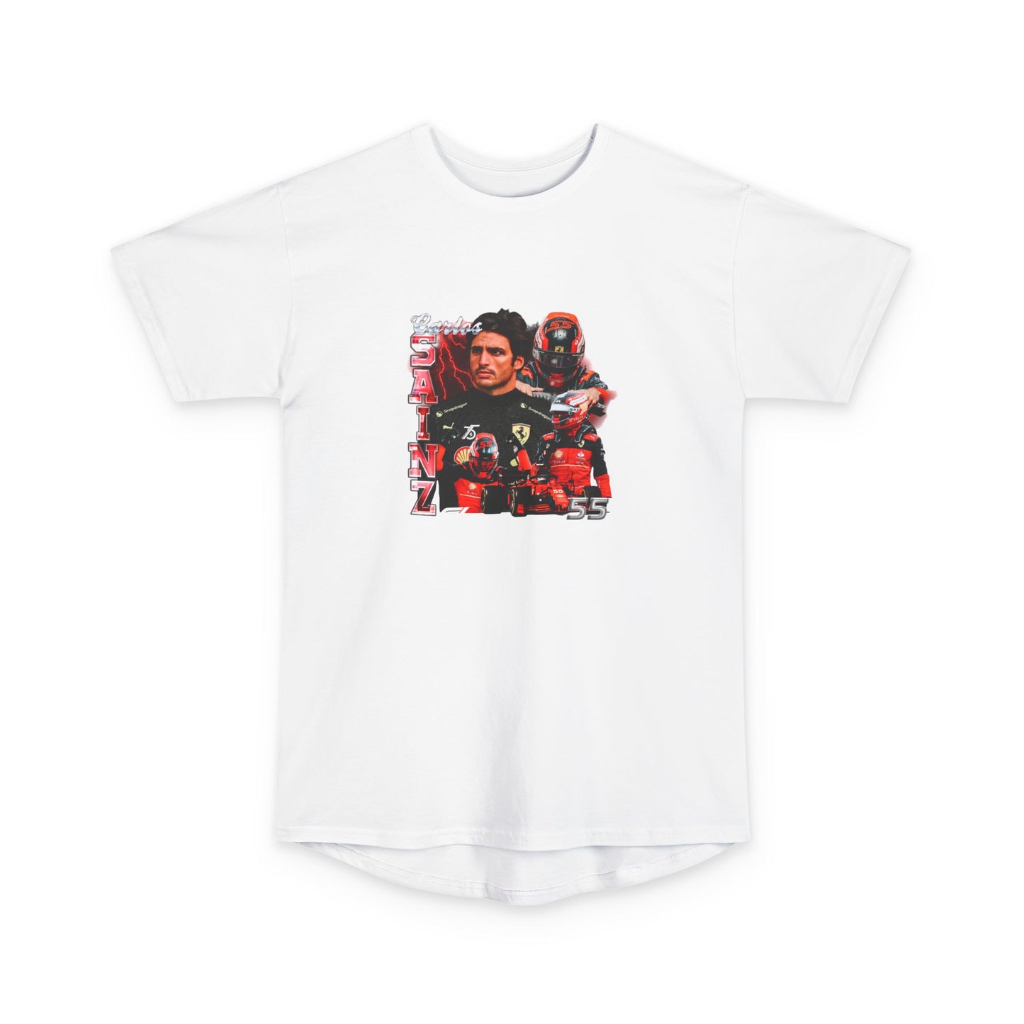 Carlos Sainz Jr. Graphic Tee - Bold Streetwear Car T-shirt - CreativeRino