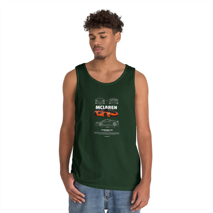 McLaren 720S Graphic Heavy Cotton Tank Top - Ideal for Car Enthusiasts - CreativeRino
