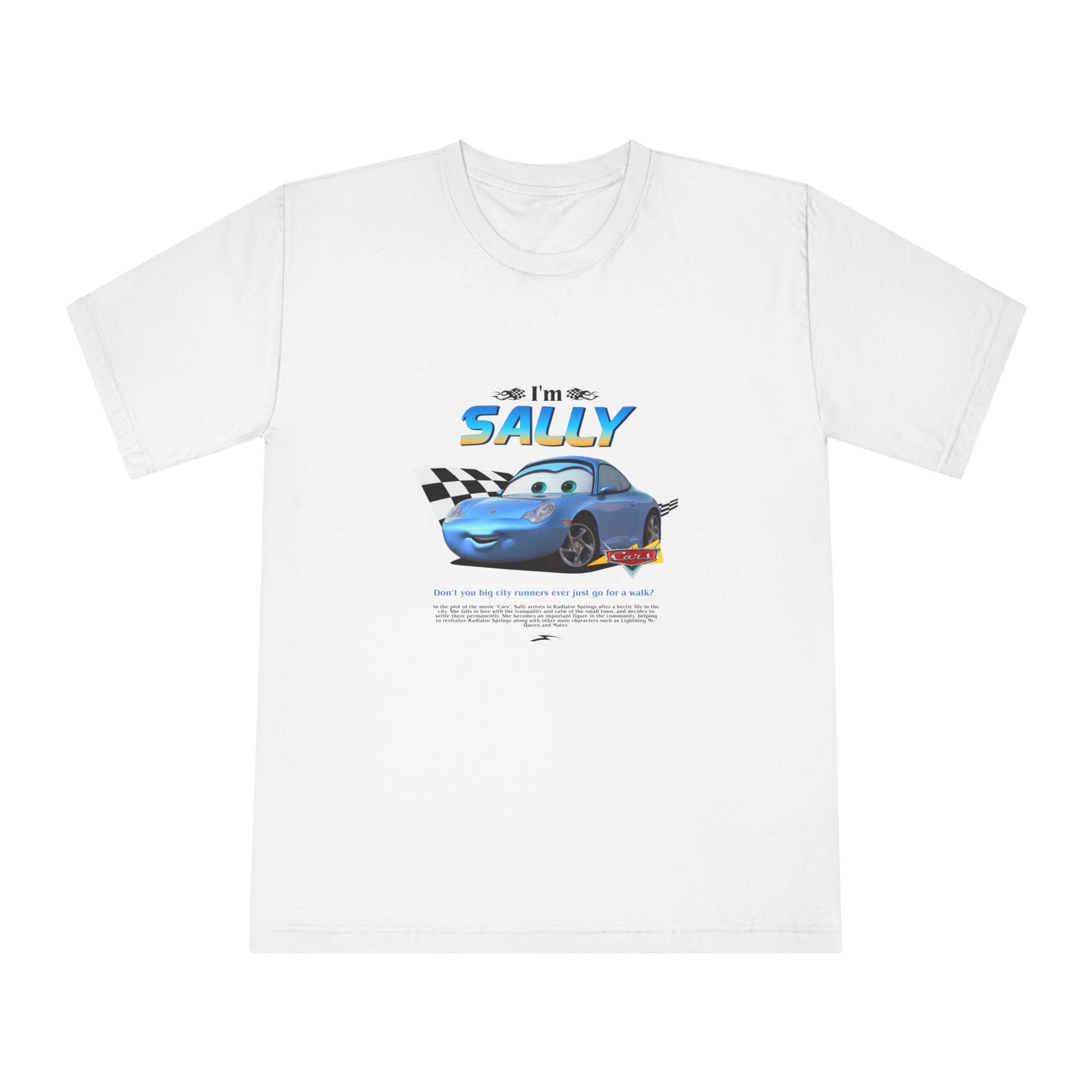 I'm Sally Unisex Classic Crewneck T-Shirt - Fun Racing Theme - CreativeRino