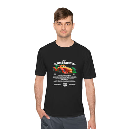 Rip Clutchgoneski Unisex Moisture Wicking Tee - Graphic T-shirt for Racing Fans - CreativeRino