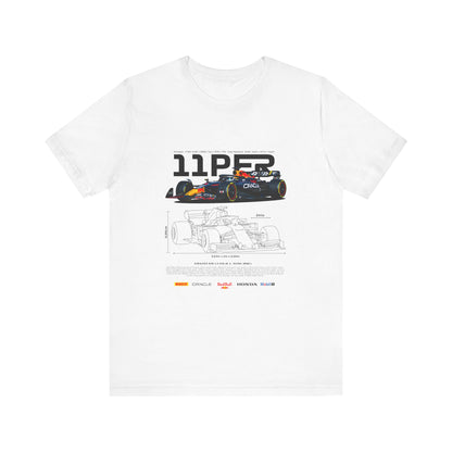 Sergio Perez F1 Racing-Inspired Unisex Short Sleeve Tee | Car T-shirt - CreativeRino