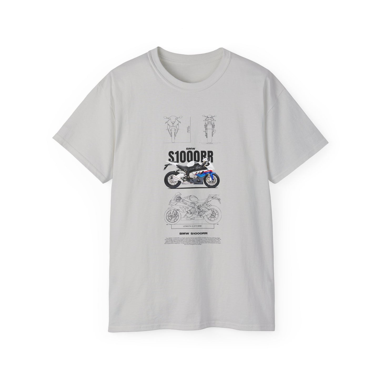 Motorcycle Enthusiast Graphic Tee - S1000RR Design for Riders T-shirt - CreativeRino
