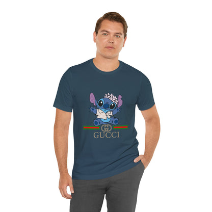 Stitch Gucci Unisex Jersey Short Sleeve Tee - CreativeRino