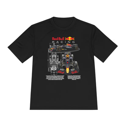 Red Bull Racing Unisex Moisture Wicking Tee for Motorsport Enthusiasts - CreativeRino
