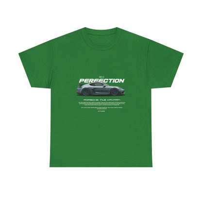 Porsche 718 Cayman Racer's Dream Unisex Heavy Cotton Tee - Perfect T-shirt Gift for Car Enthusiasts - CreativeRino