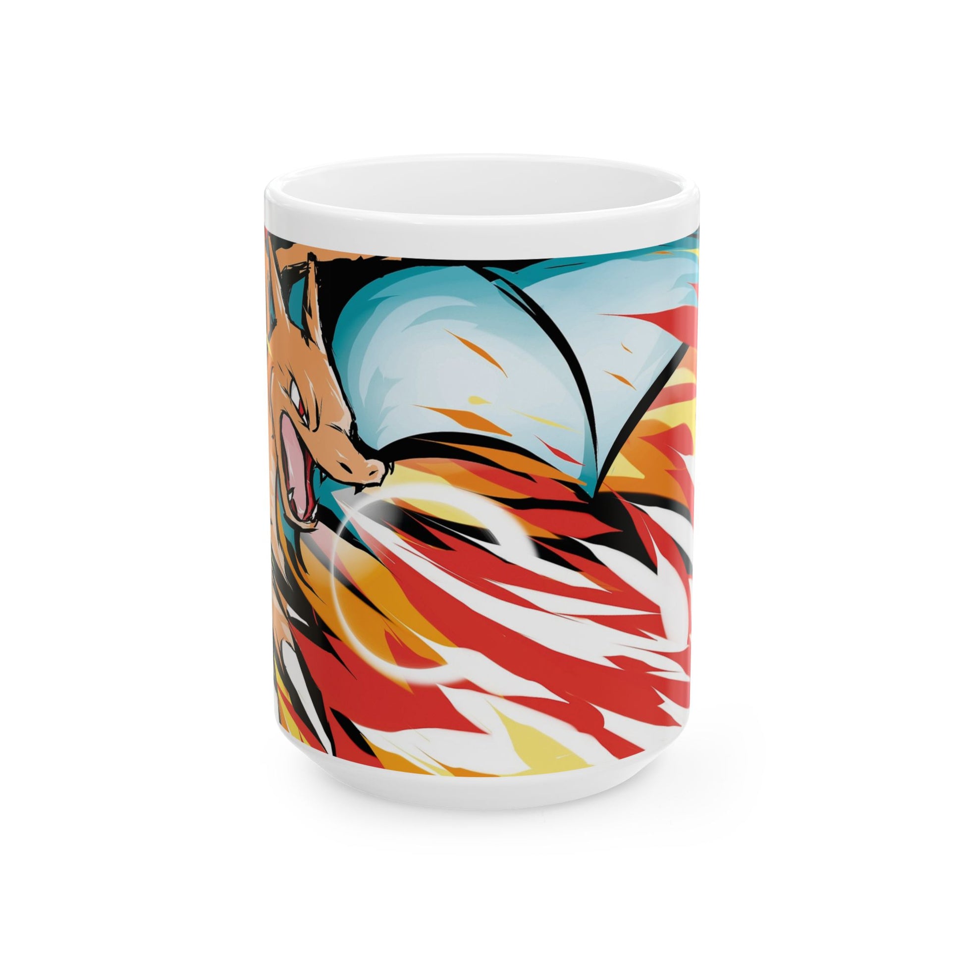 Multicolor Fire Ceramic Mug - CreativeRino