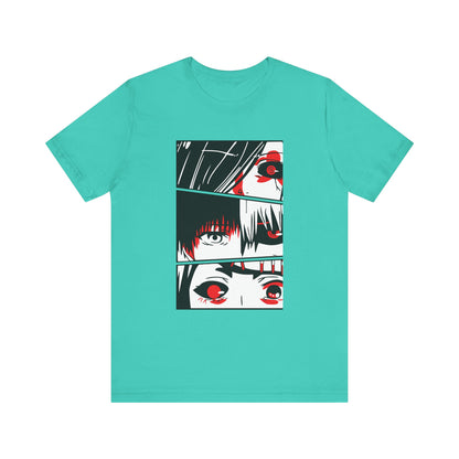 Eye-Catching Unisex Anime Tee - Stylish Graphic Design for Tokyo Ghoul Fans - CreativeRino