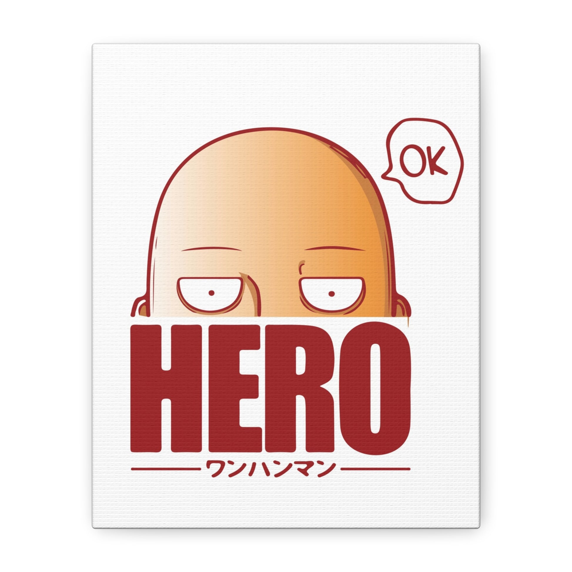 One punch Hero Wall Art Canvas - Fun Home Decor for Anime Fans - CreativeRino