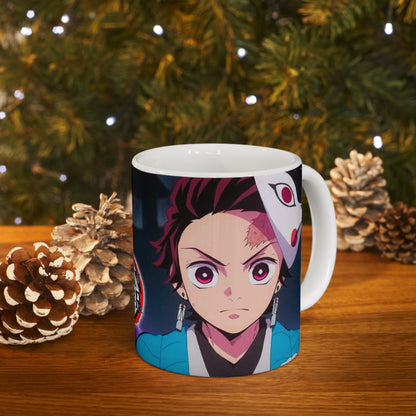 Demon Slayer Ceramic Mug - Anime-Inspired 11oz & 15oz Cups for Fans - CreativeRino