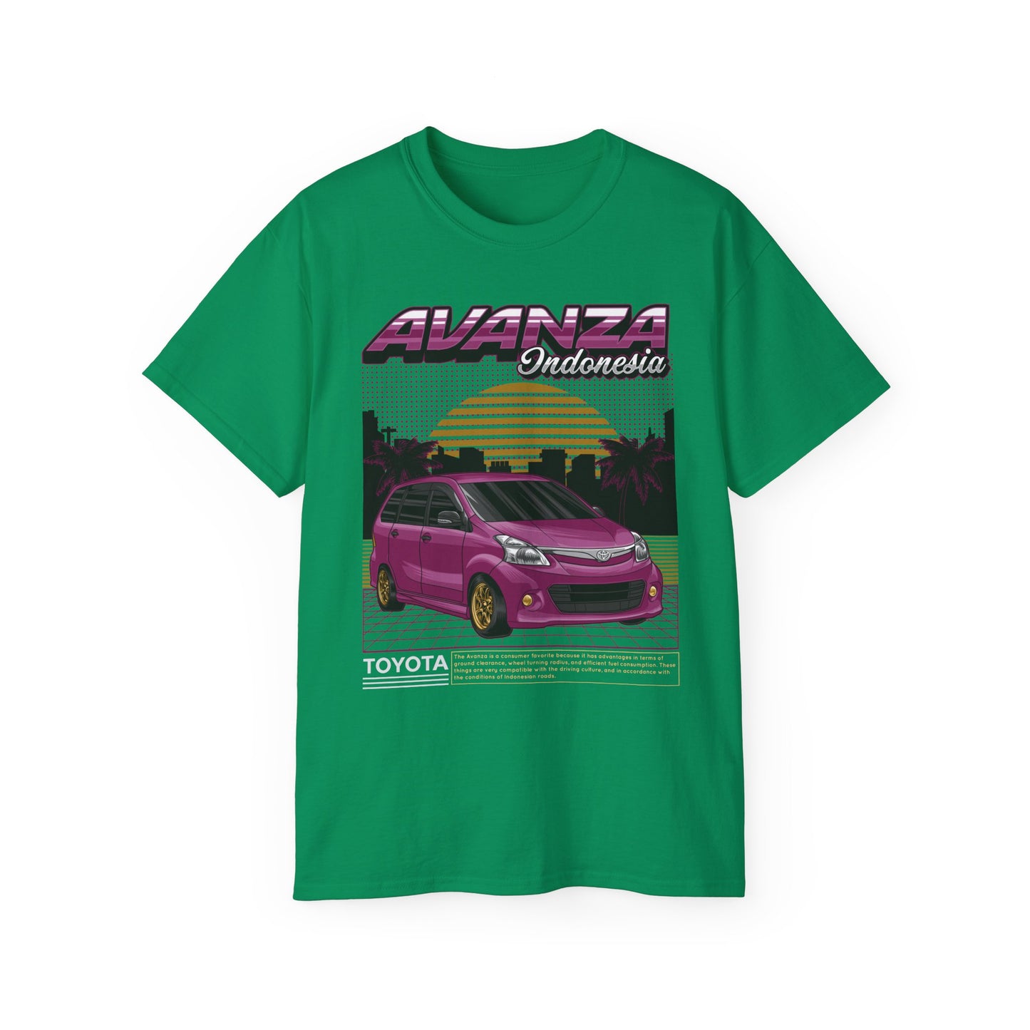 Retro Toyota Avanza Graphic Tee - Perfect T-shirt for Car Enthusiasts - CreativeRino
