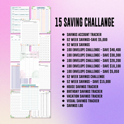 2025 Journal Planner Calendar Trackers Pages Digital Printable Bundle - CreativeRino