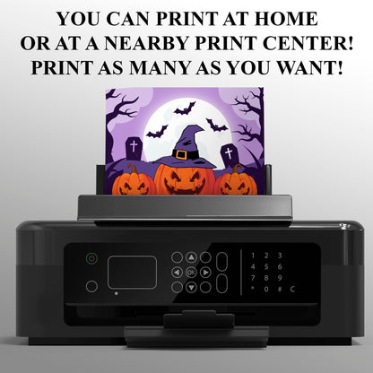 Pumpkin Halloween Party Invitation Template - CreativeRino