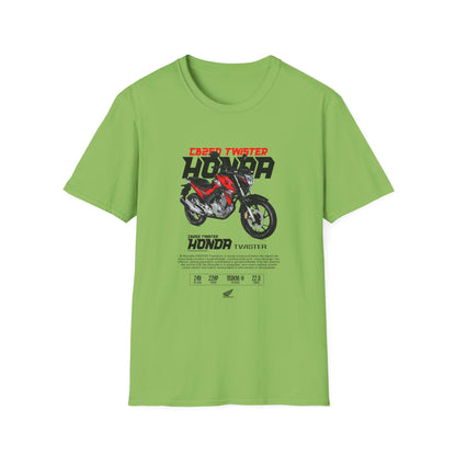 Honda Twister Unisex Softstyle T-Shirt - Motorcycle Enthusiast Graphic Tee - CreativeRino