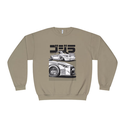 Graphic Car Enthusiast Sweatshirt - Unisex NuBlend® Crewneck for Auto Lovers - CreativeRino