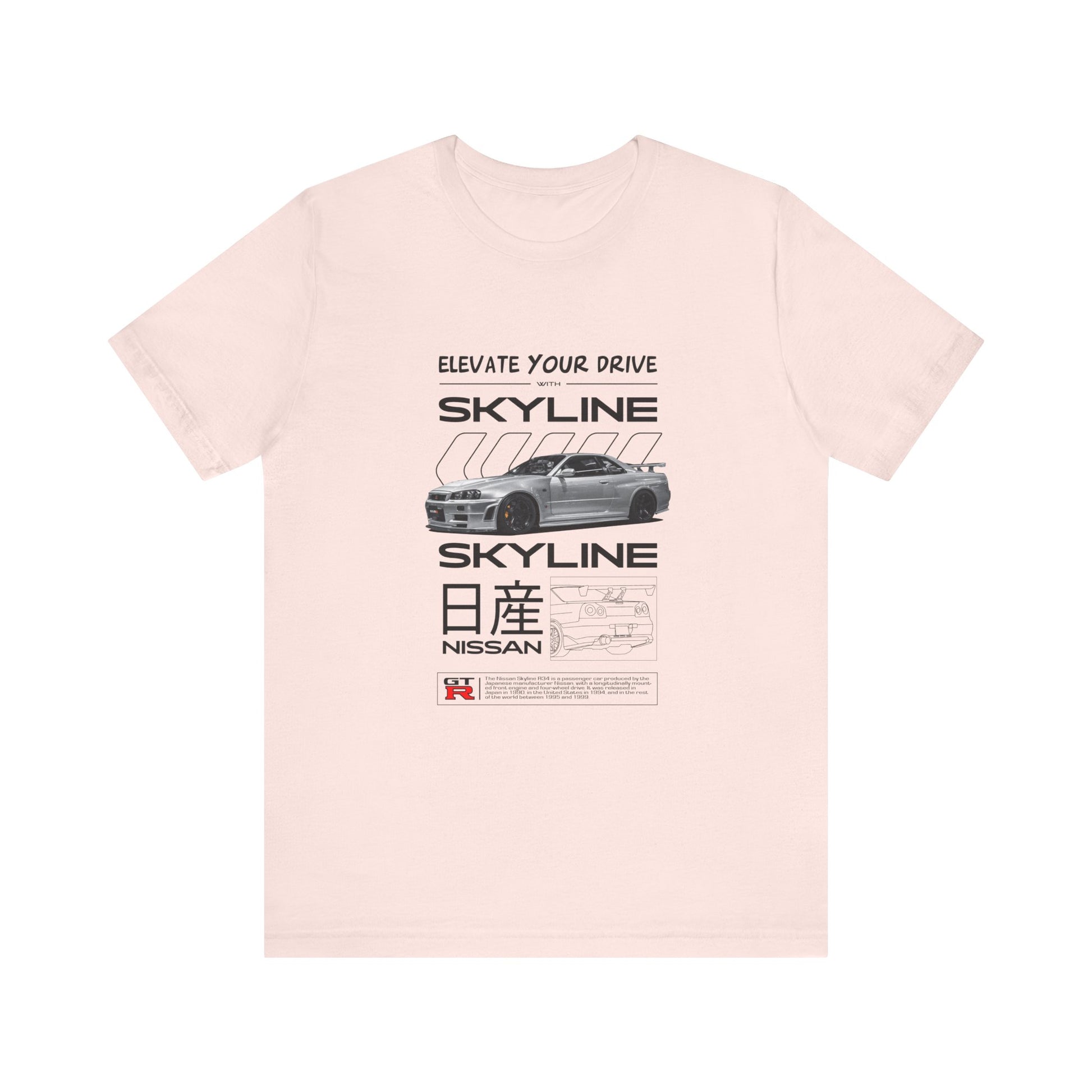 Nissan Skyline Graphic Tee - Elevate Your Drive - CreativeRino