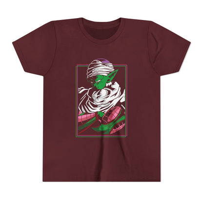 Anime-Inspired Youth Short Sleeve Tee - Dragon Ball Character T-shirt Design - CreativeRino