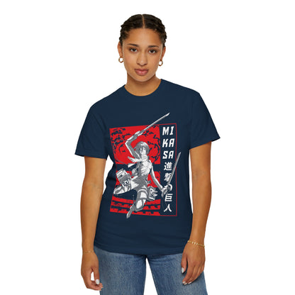 Mikasa Attack on Titan Graphic Tee Anime Graphic T-shirt - CreativeRino