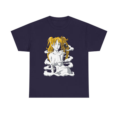 Anime-Inspired Unisex Heavy Cotton Tee - Naruto T-shirt Design - CreativeRino