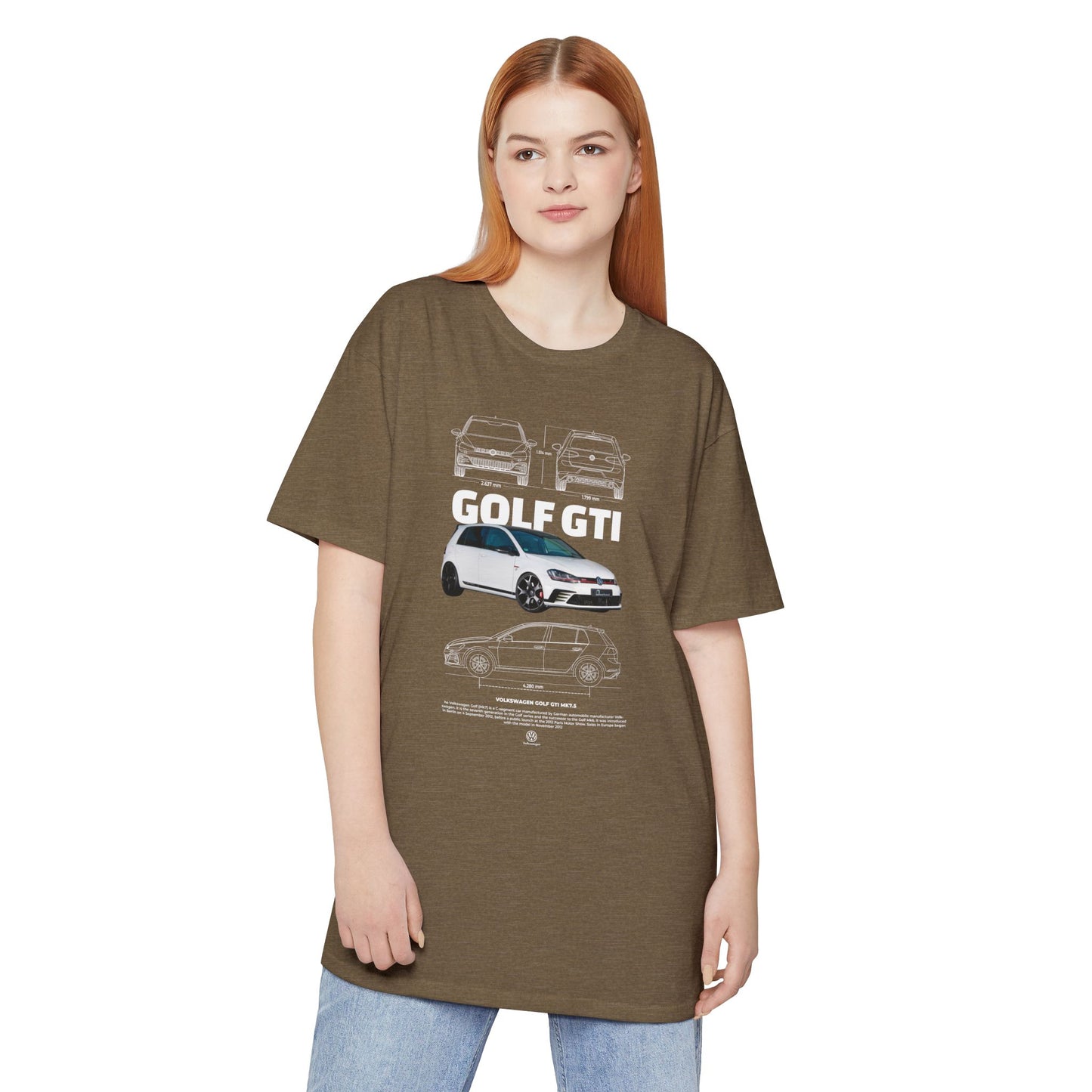 Volkswagen Golf GTI Urban Car Print Unisex Long Body Tee - CreativeRino