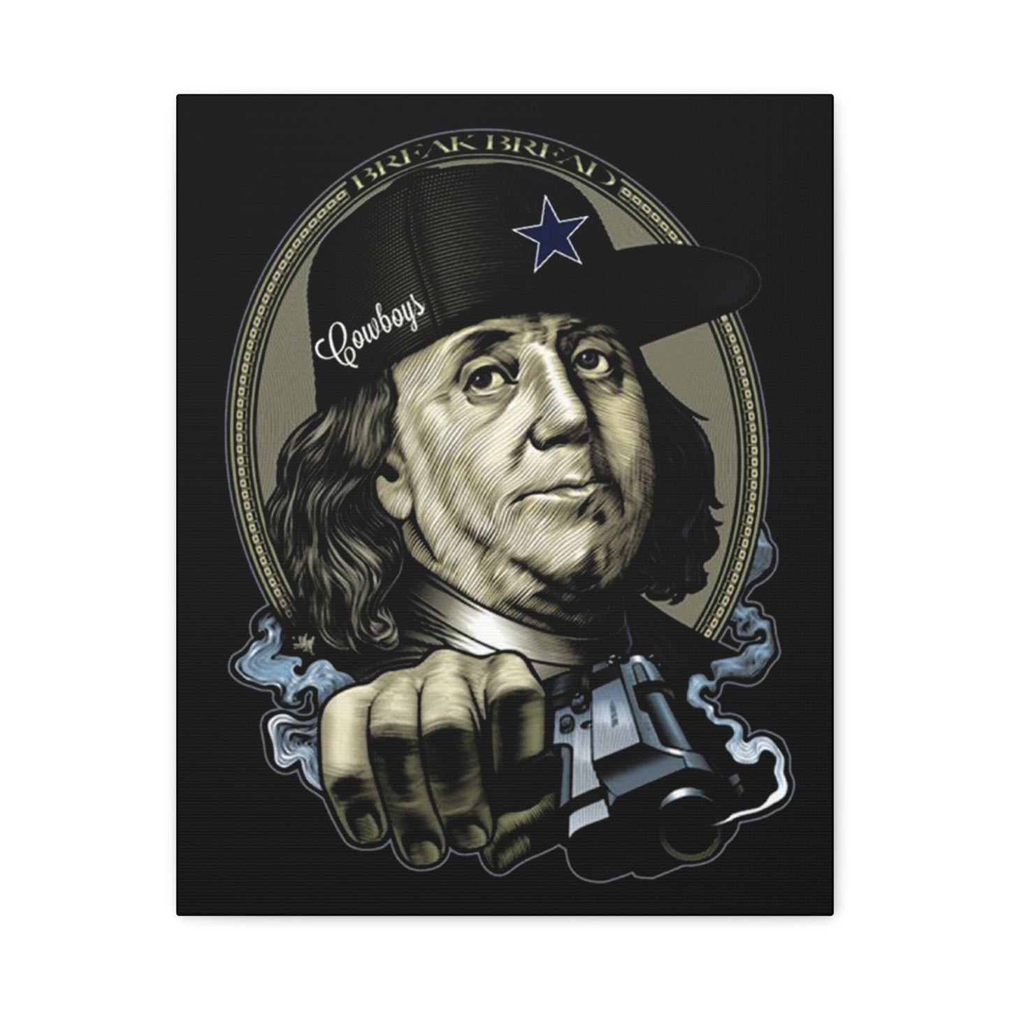 Benjamin Franklin Canvas Wall Art Matt Canvas Home Decor - CreativeRino