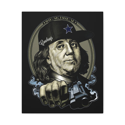 Benjamin Franklin Canvas Wall Art Matt Canvas Home Decor - CreativeRino
