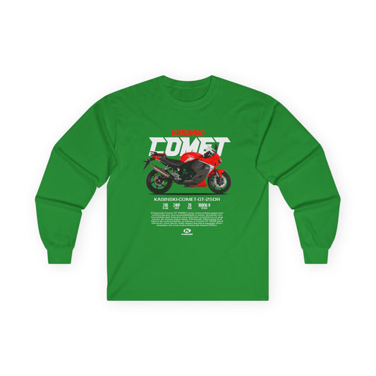 Kasinski Comet GT 250R Motorcycle Long Sleeve Tee - Unisex Ultra Cotton Graphic T-shirt - CreativeRino