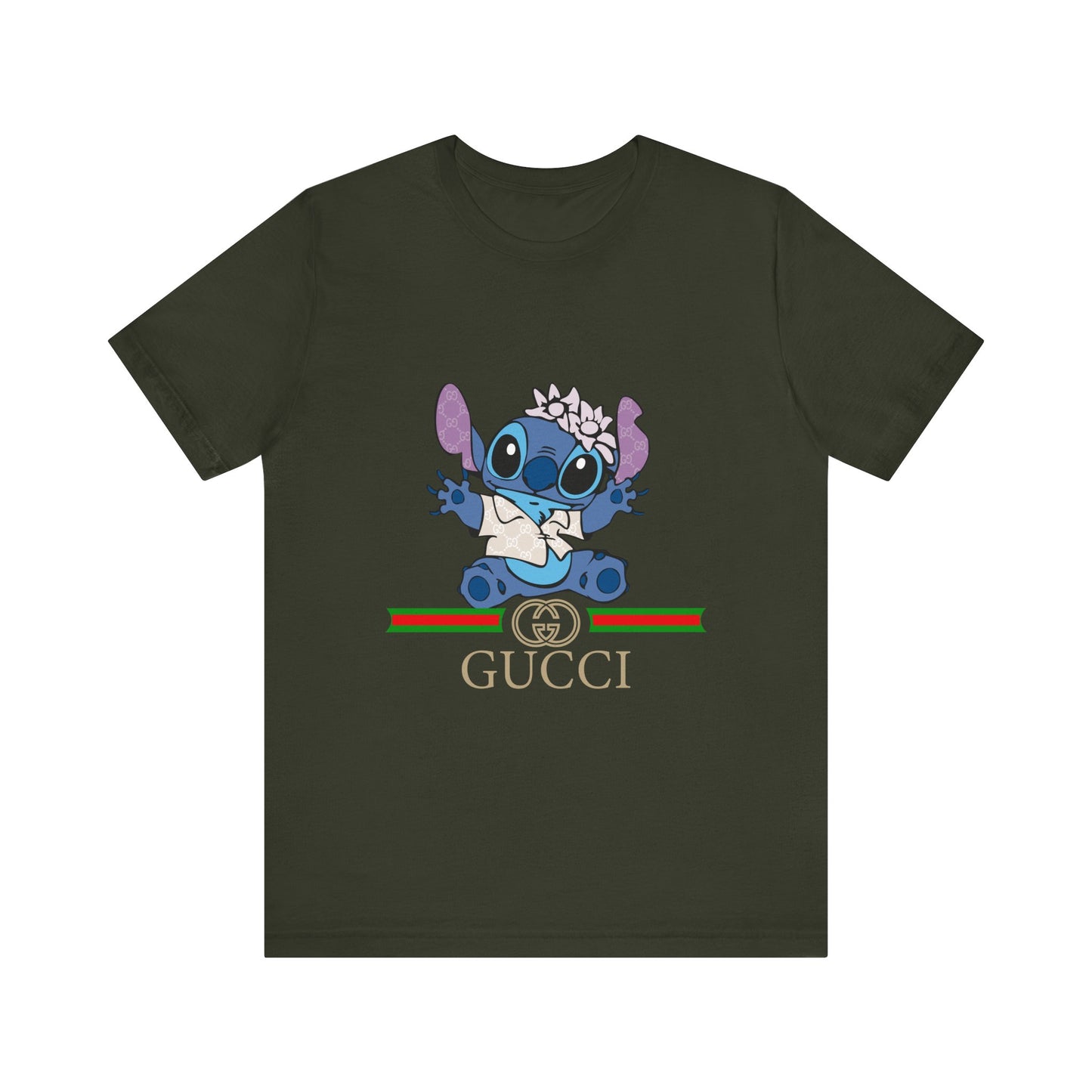 Stitch Gucci Unisex Jersey Short Sleeve Tee - CreativeRino