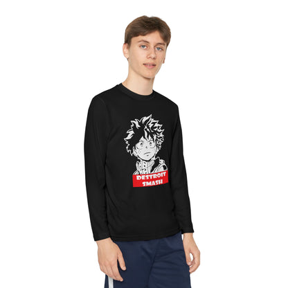 My Hero Academia Youth Long Sleeve Tee - Detroit Smash Anime T-shirt - CreativeRino