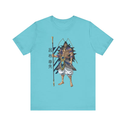 Anime Unisex Jersey Tee - Record of Ragnarok Mythical Warrior Graphic T-shirt - CreativeRino