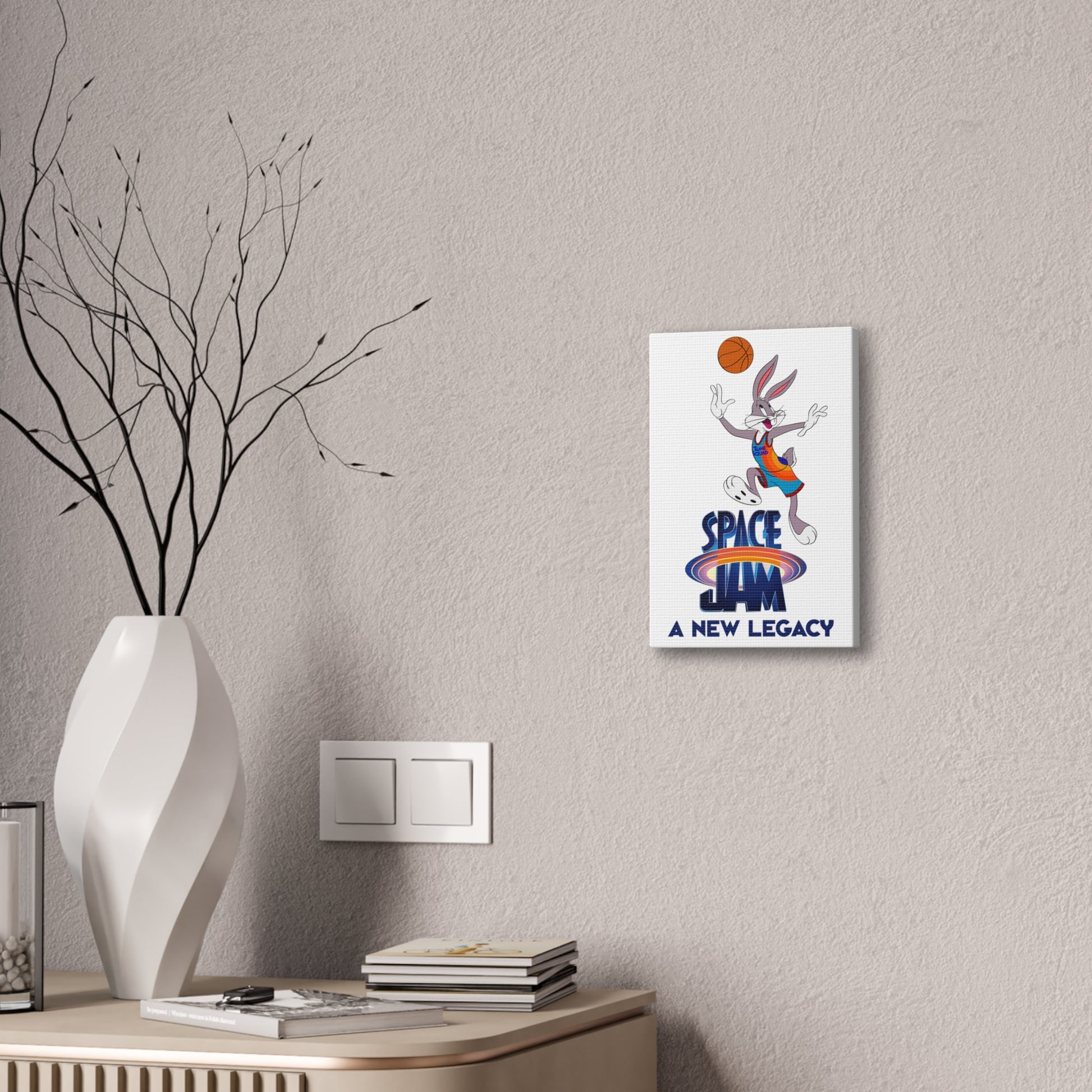 Space Jam Canvas Wall Art - Bugs Bunny - A New Legacy Decor - CreativeRino