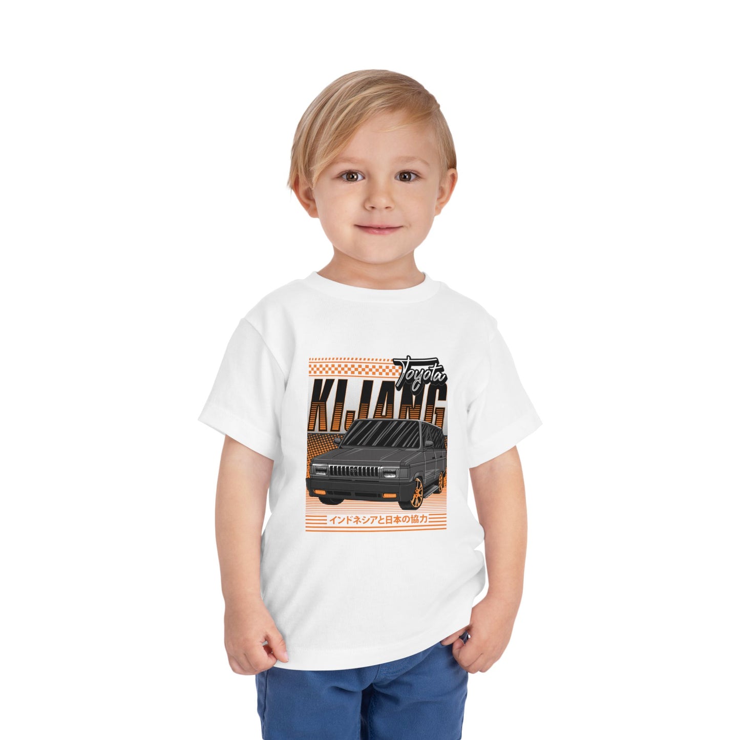 Kijang Grand Extra Graphic Toddler Tee - Cool Car T-shirt Design for Kids - CreativeRino