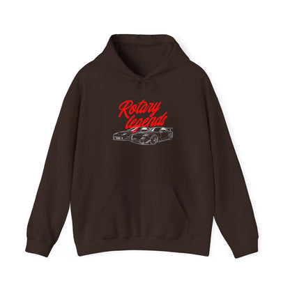 Rotary Legends Unisex Heavy Blend Hoodie - Perfect Hoodie for Car Enthusiasts - CreativeRino