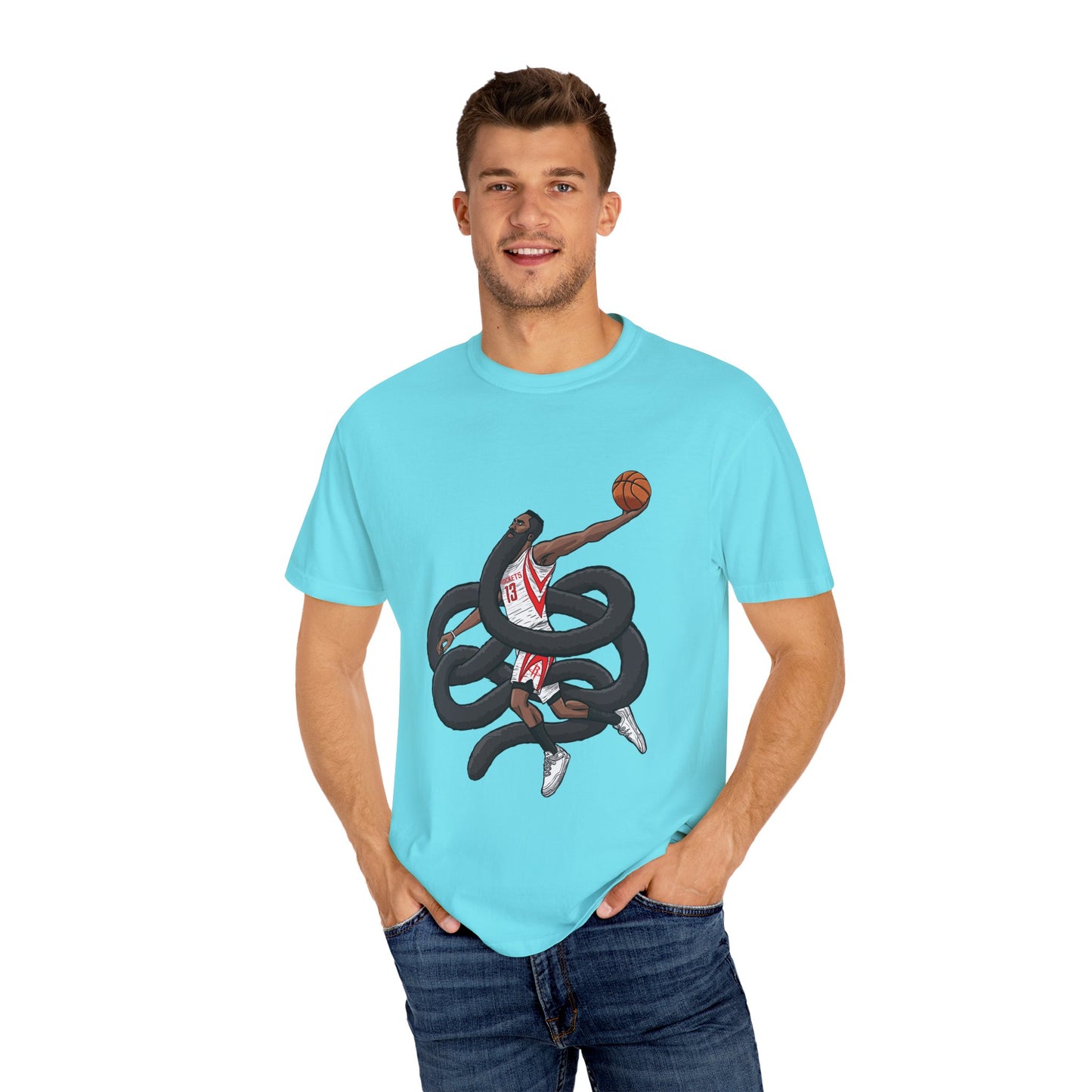 Unisex Basketball James Harden Graphic T-Shirt - Perfect for Sports Enthusiasts - CreativeRino