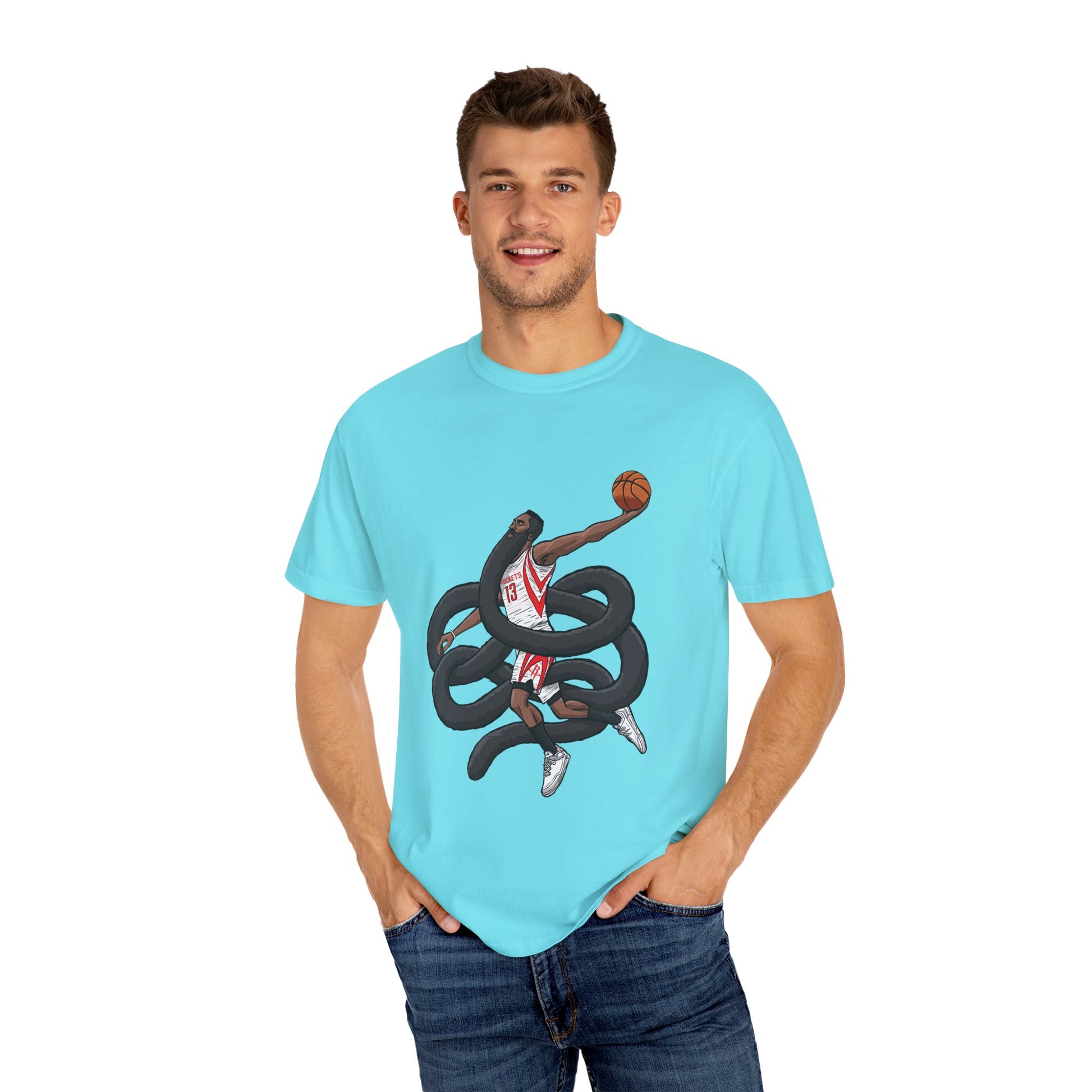 Unisex Basketball James Harden Graphic T-Shirt - Perfect for Sports Enthusiasts - CreativeRino