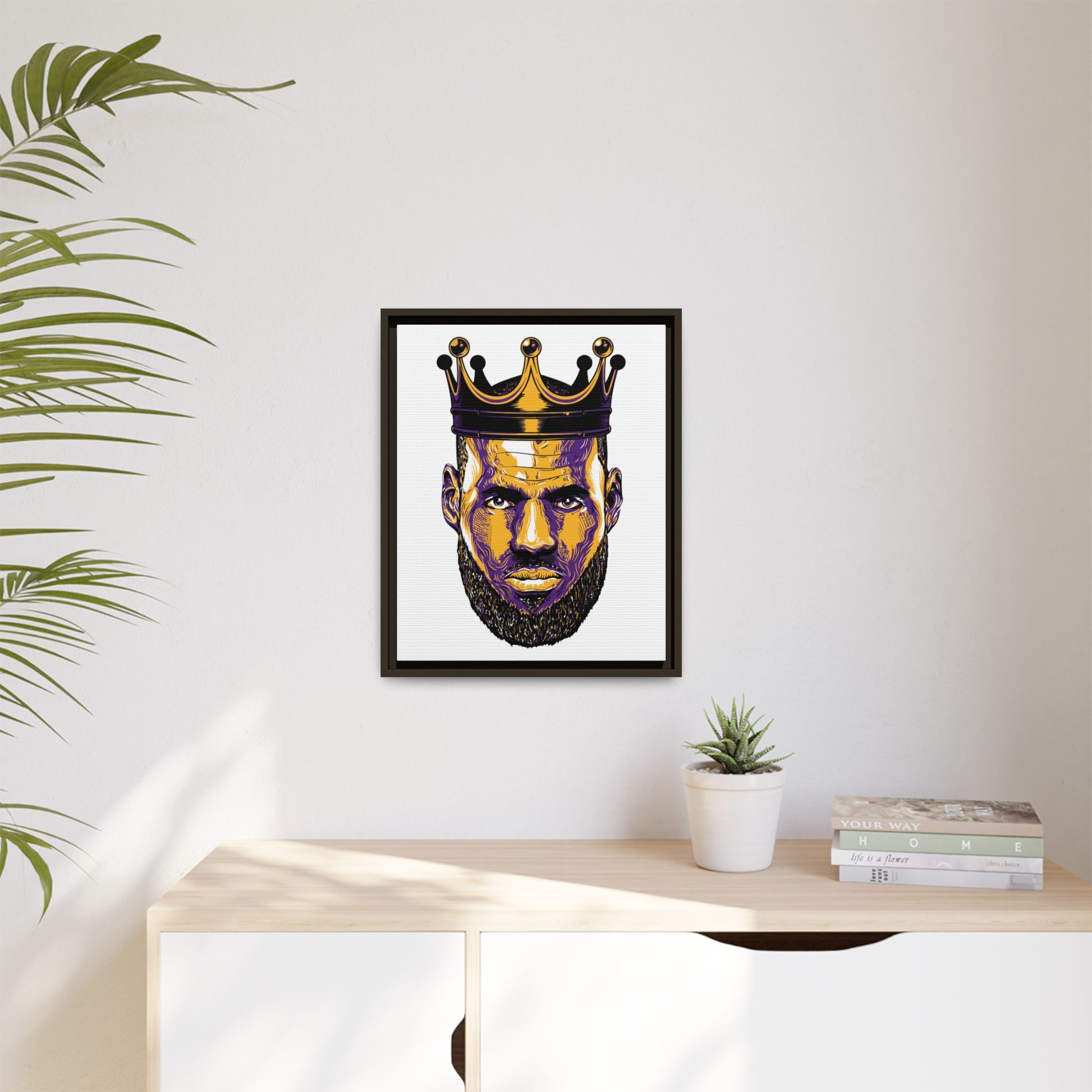 Matte Canvas, Framed (Multi-color) - CreativeRino