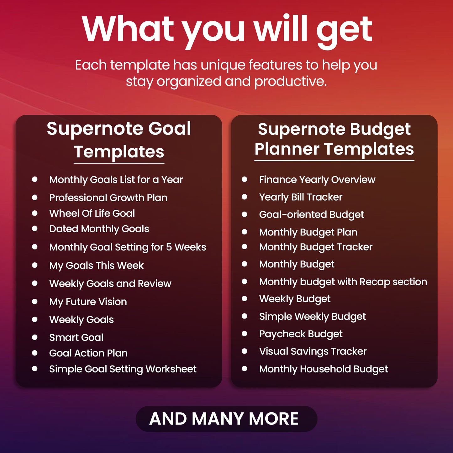 160 Supernote Planner Template Bundle