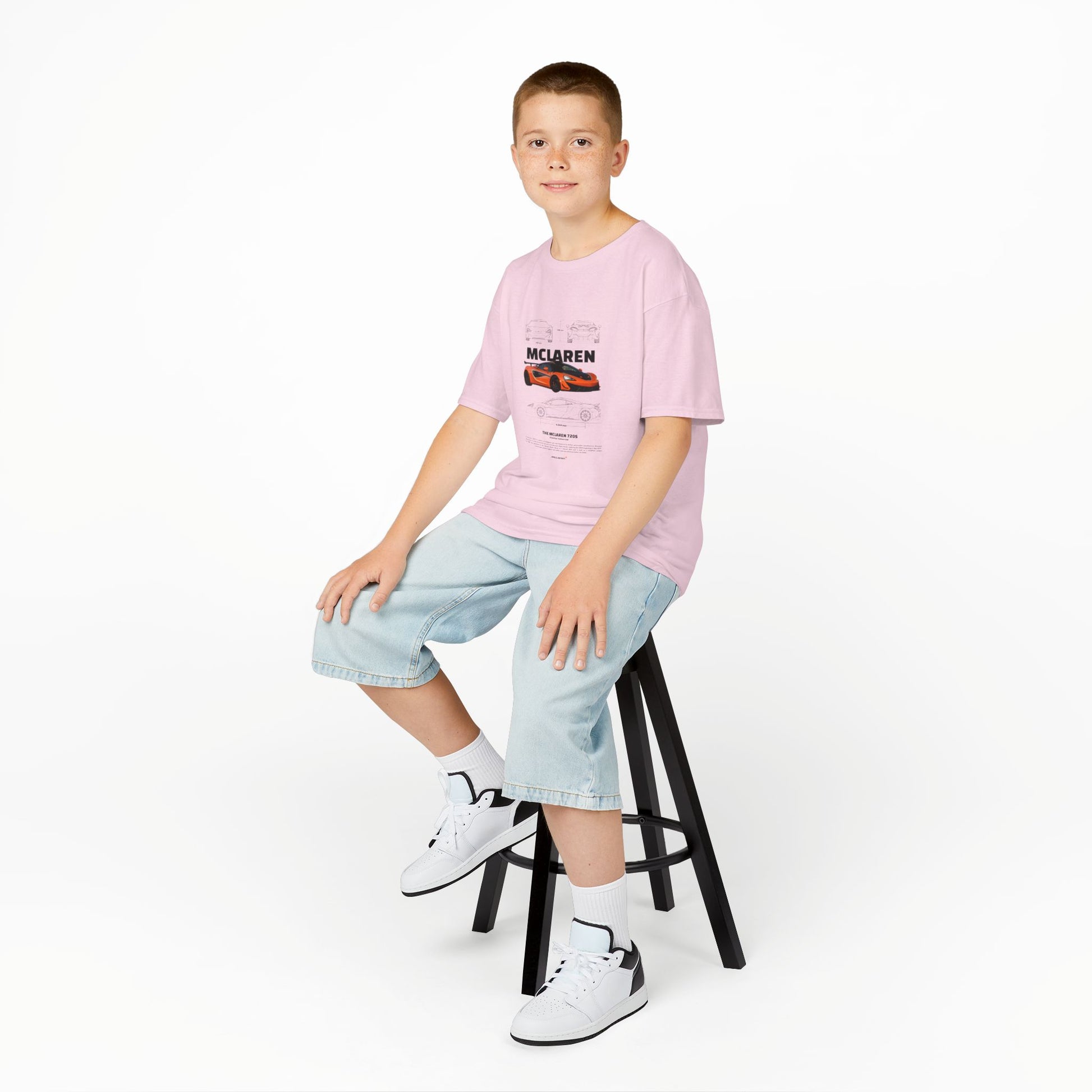 McLaren 720S Kids Race Car Tee - Perfect T-shirt for Young Car Enthusiasts - CreativeRino