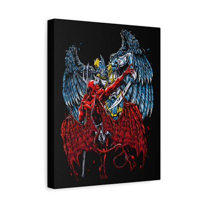 Epic Fantasy Art Canvas Print, Wall Decor, Unique Gift for Gamers, Home Decoration, Art Lovers, Graphic Wall Art, Gothic Artwork - CreativeRino