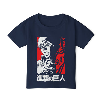 Anime Inspired Toddler T-shirt – Attack on Titan Graphic Tee - CreativeRino