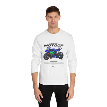 MotoGP Unisex Classic Long Sleeve T-Shirt Valentino Rossi Design - CreativeRino