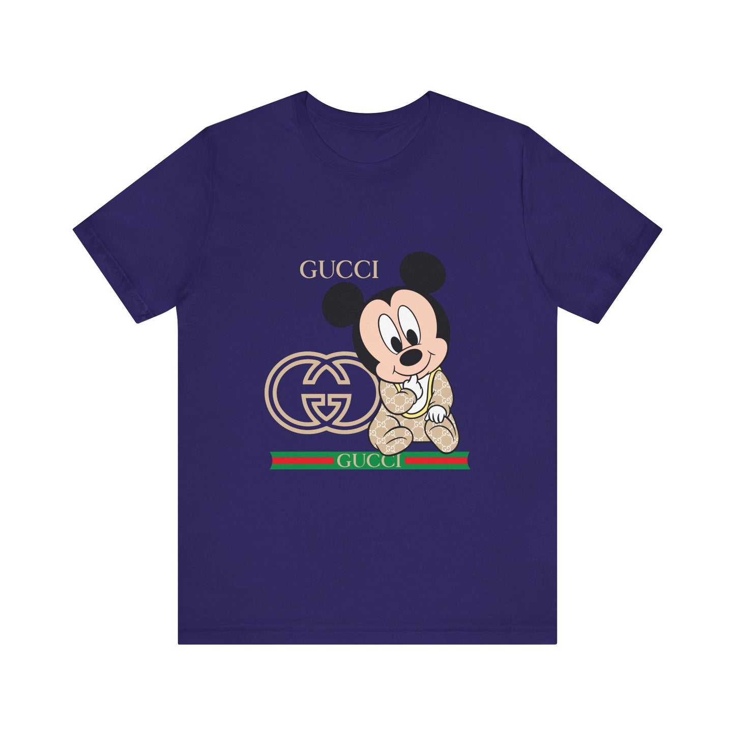 Mickey Mouse Gucci Tee - Unisex Short Sleeve T-shirt - CreativeRino